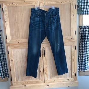 Lucky Brand triumph “410 Athletic fit” denim jeans size 38 x 32